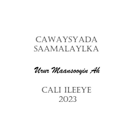 Cawaysyada Saamalaylka 2023