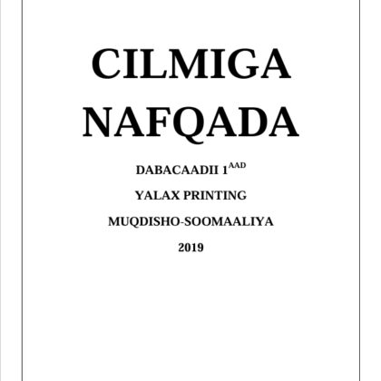 Buugga Cilmiga Nafaqada